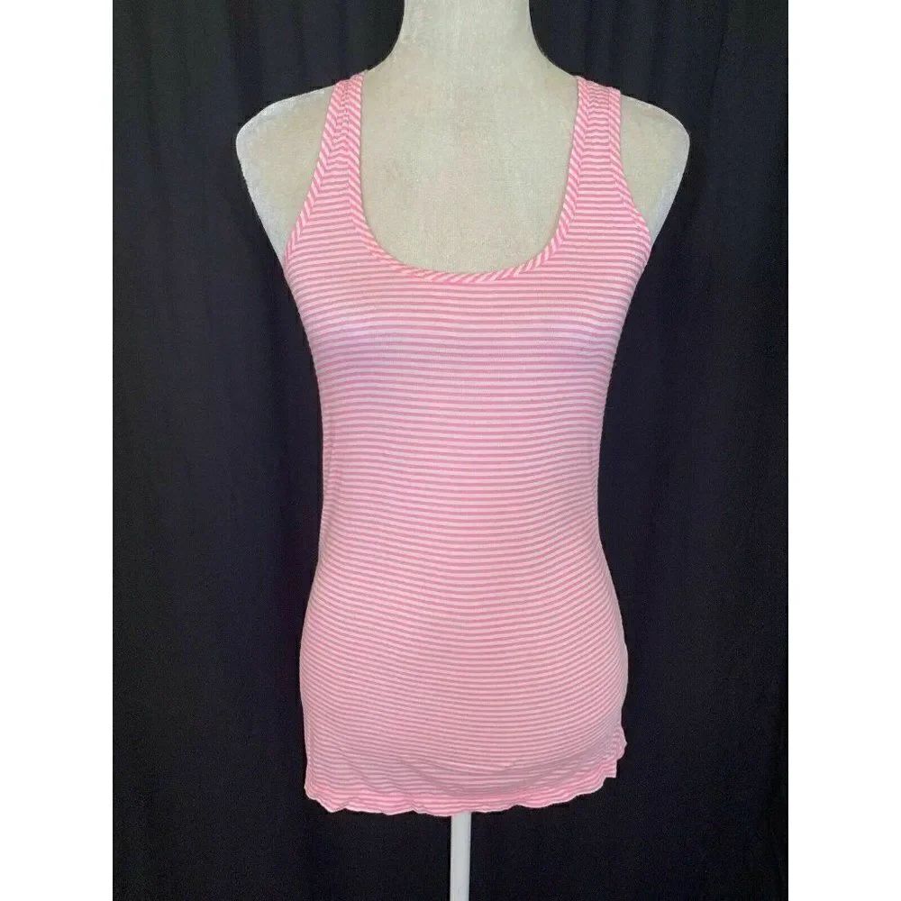 J Crew Striped Scoop Neck Jersey tank top